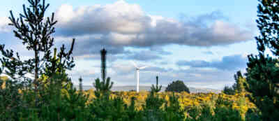 Findhorn Hinterland and windmill