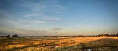 Moon over Findhorn Bay
